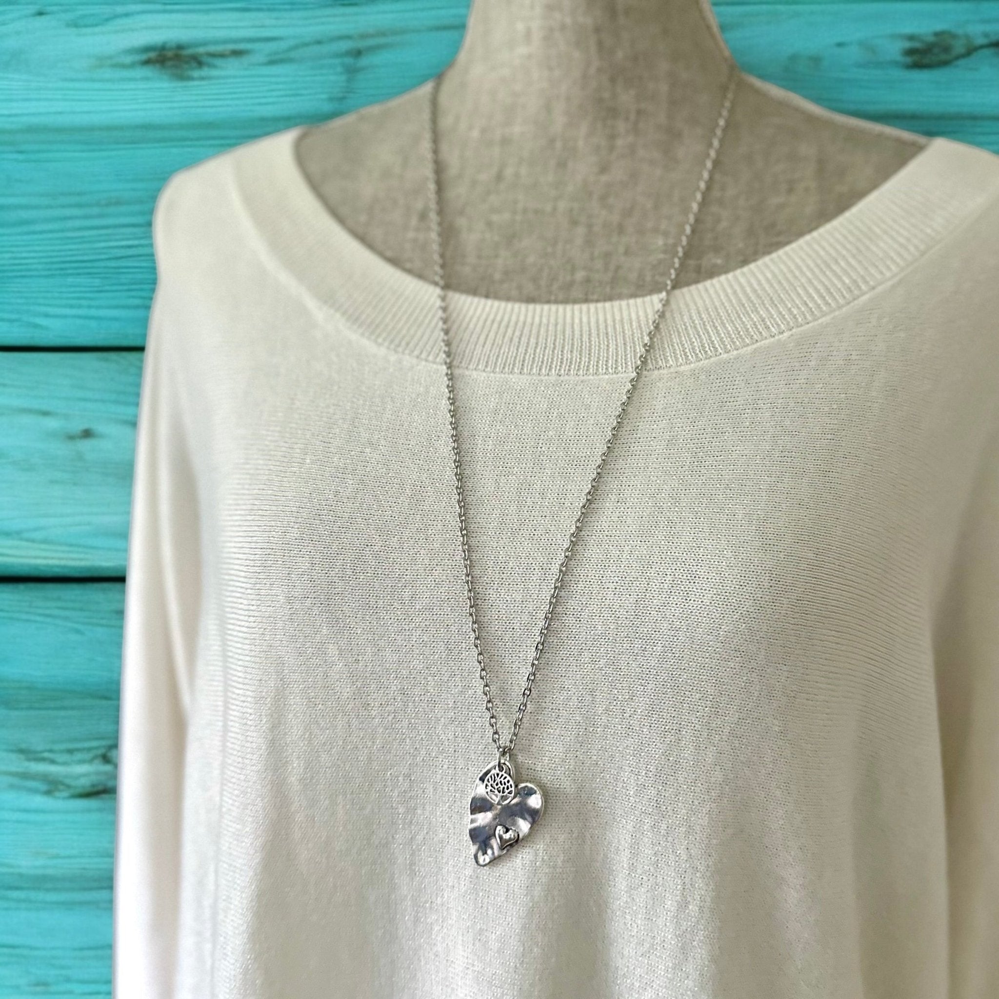 Heart & Tree Necklace - Modern Hustle Marketplace