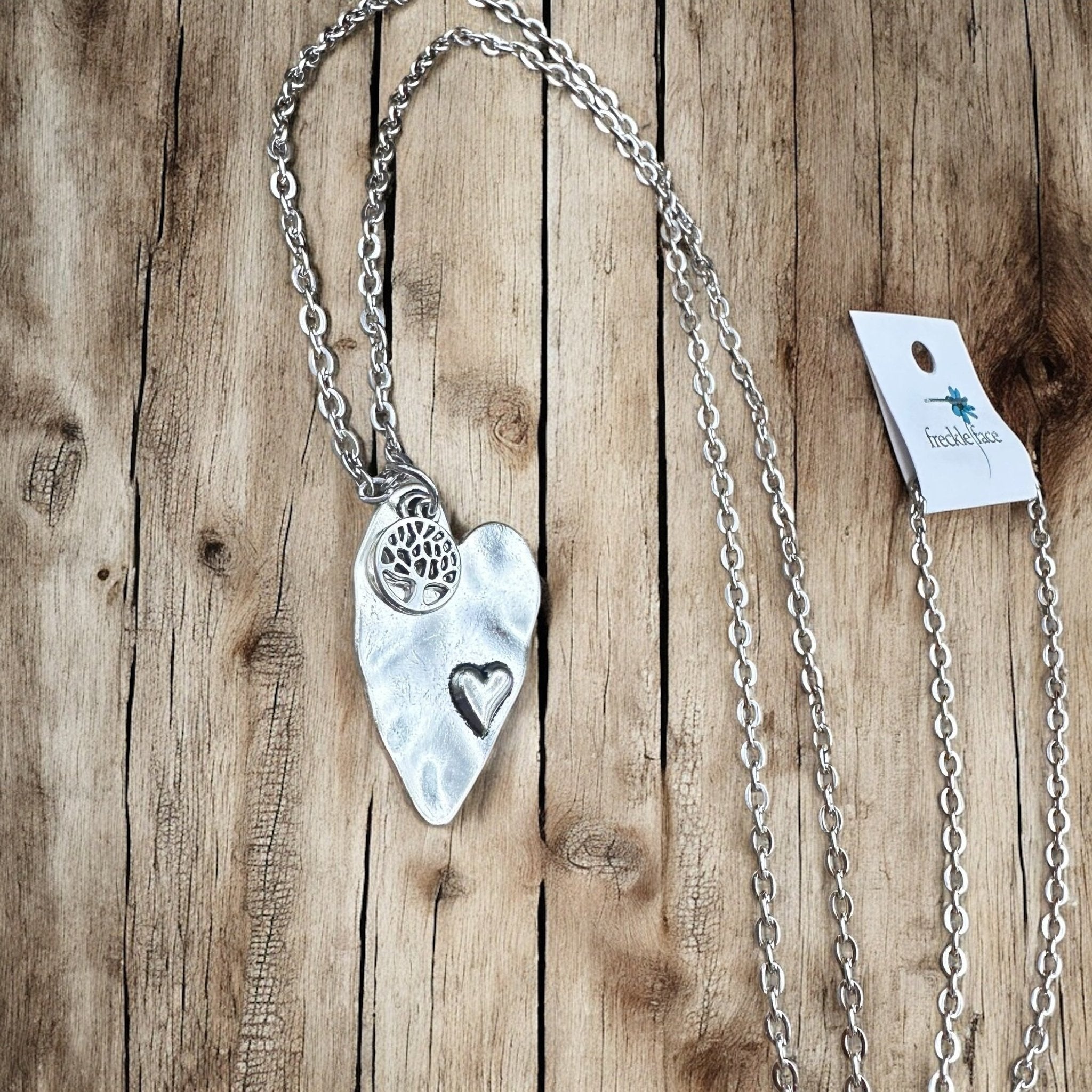 Heart & Tree Necklace - Modern Hustle Marketplace