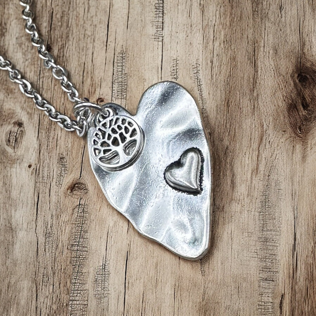 Heart & Tree Necklace - Modern Hustle Marketplace