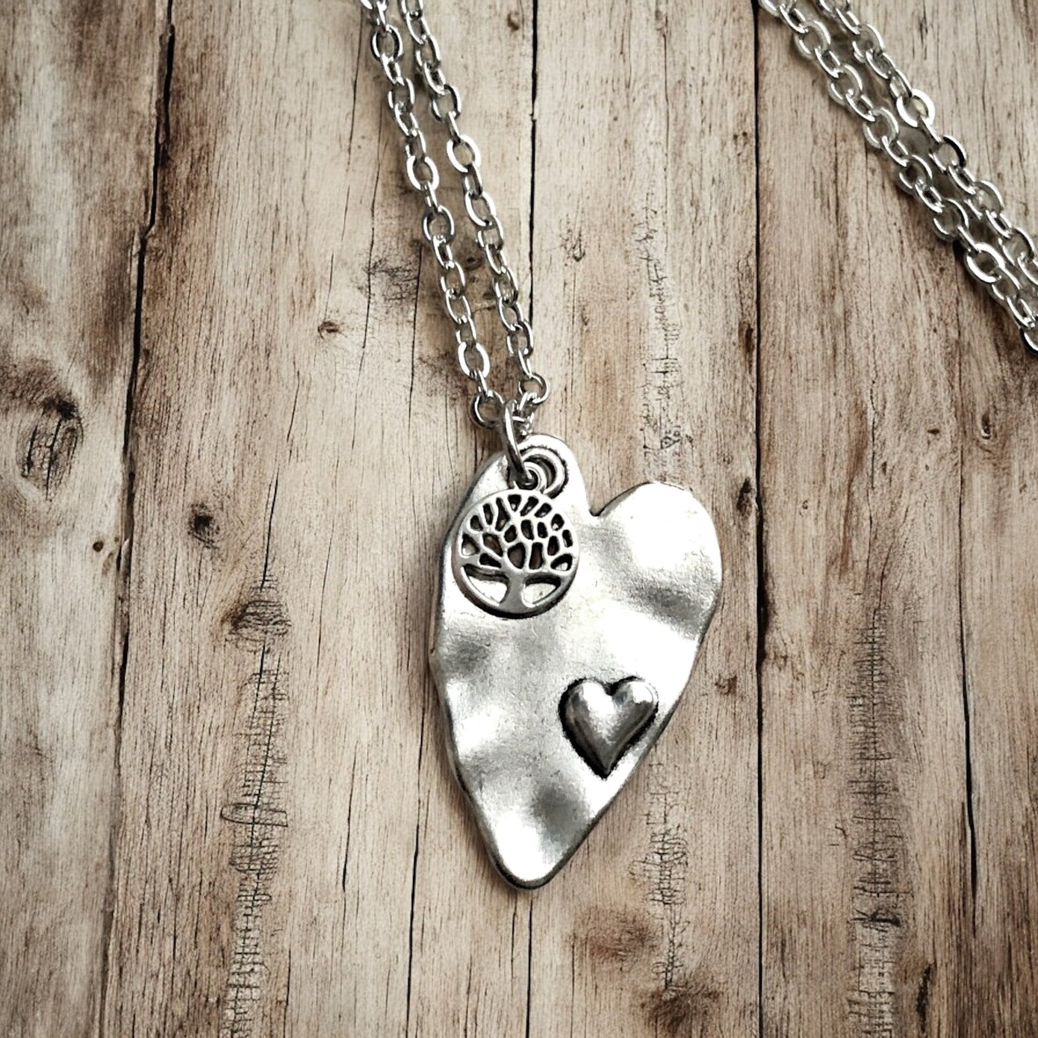 Heart & Tree Necklace - Modern Hustle Marketplace
