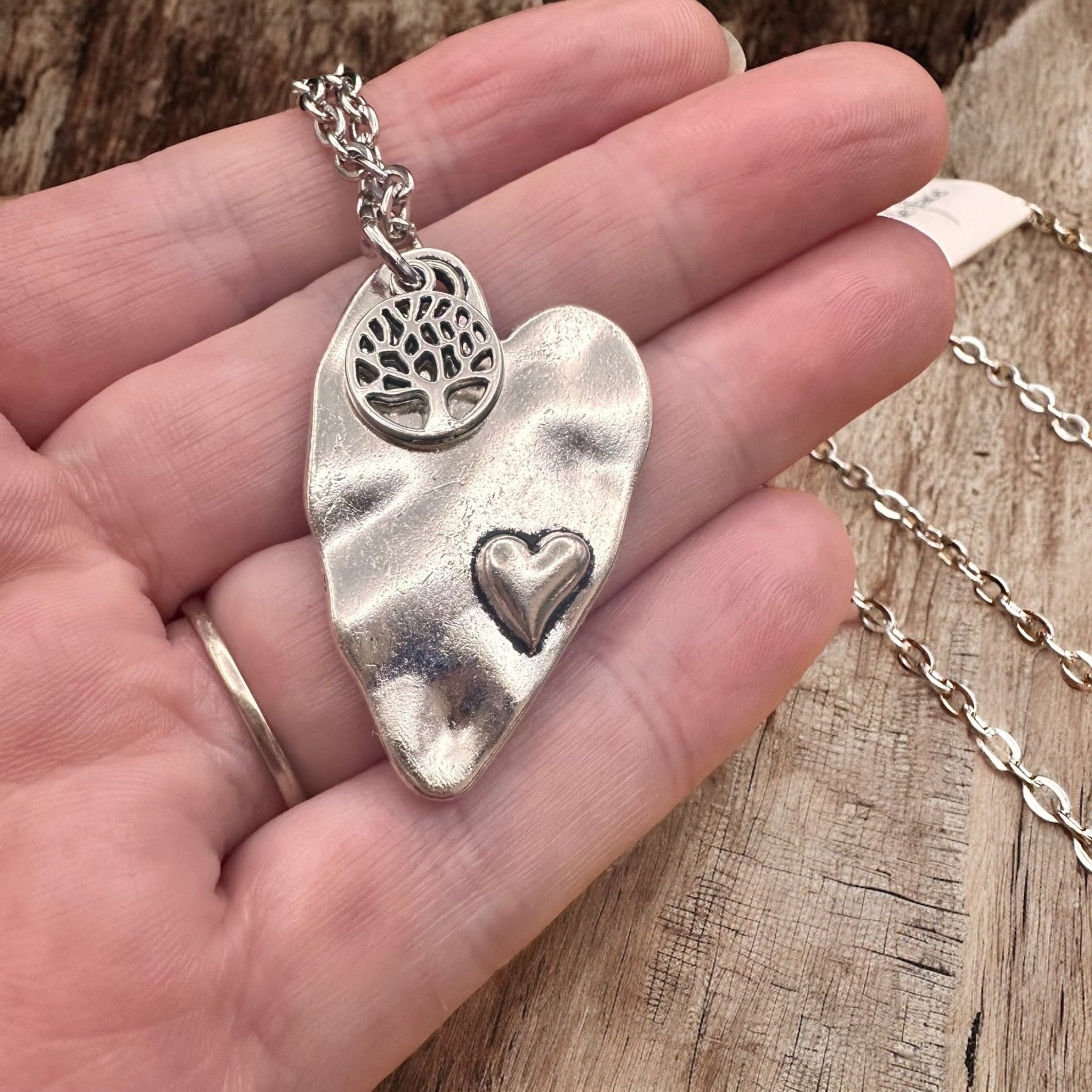 Heart & Tree Necklace - Modern Hustle Marketplace