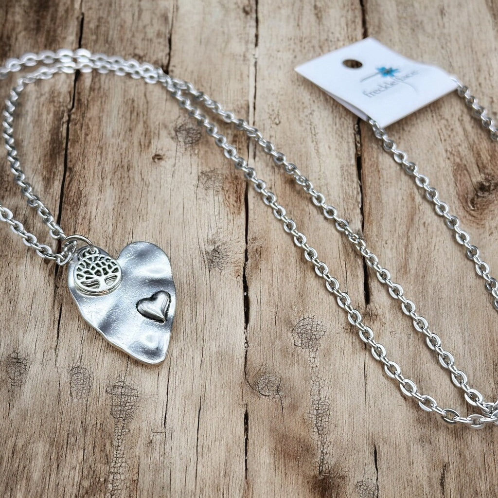 Heart & Tree Necklace - Modern Hustle Marketplace