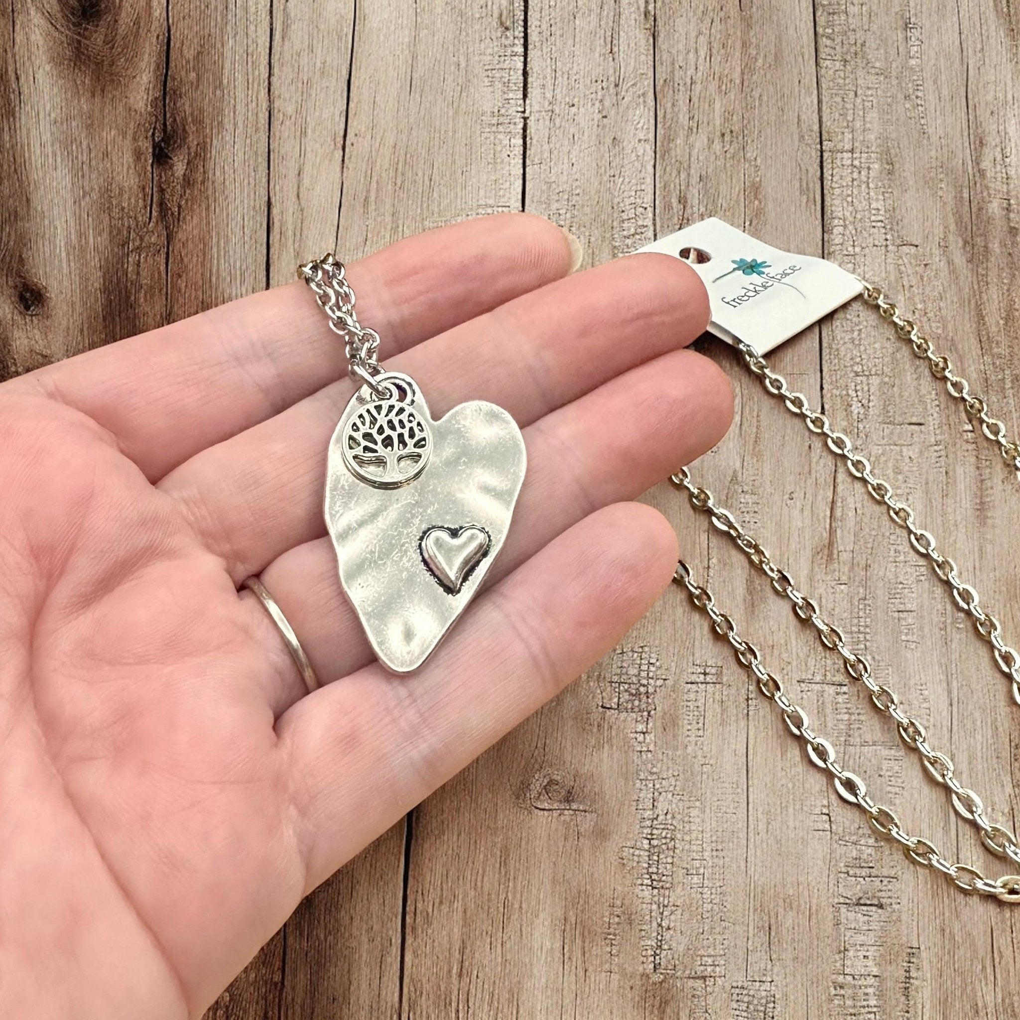 Heart & Tree Necklace - Modern Hustle Marketplace