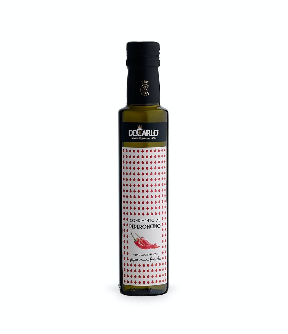 HUILE D'OLIVE EXTRA VIERGE AUX PIMENTS FORTS - De Carlo - Modern Hustle Marketplace