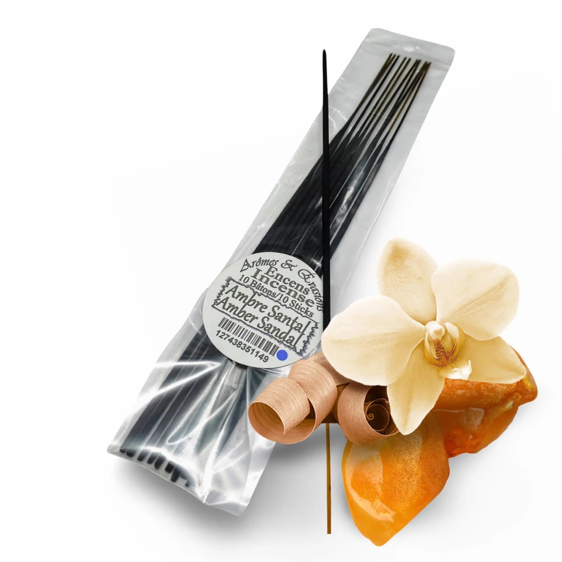 Incense Sticks - Amber Sandal - Pack of 10 - Modern Hustle Marketplace