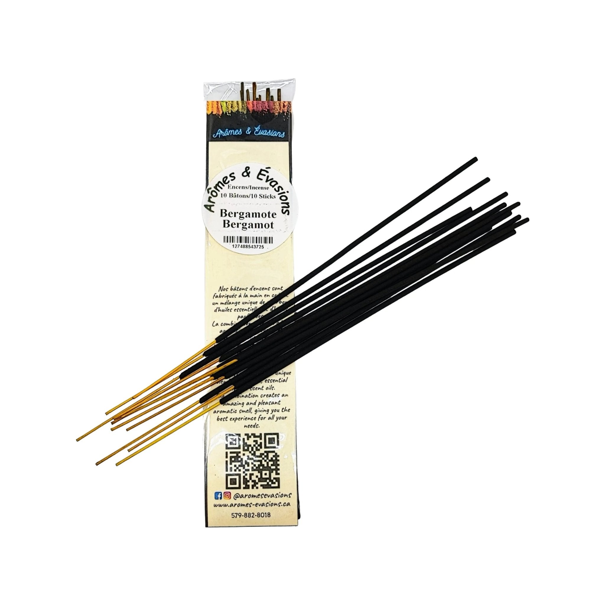 Incense Sticks - Bergamot - Pack of 10 - Modern Hustle Marketplace