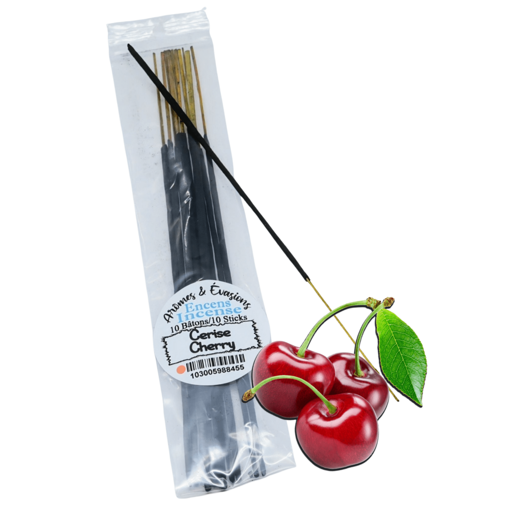Incense Sticks - Cherry - Pack of 10 - Modern Hustle Marketplace