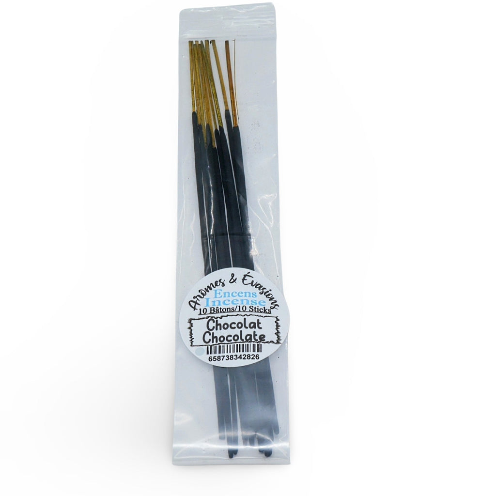 Incense Sticks - Chocolate - Pack of 10 - Modern Hustle Marketplace