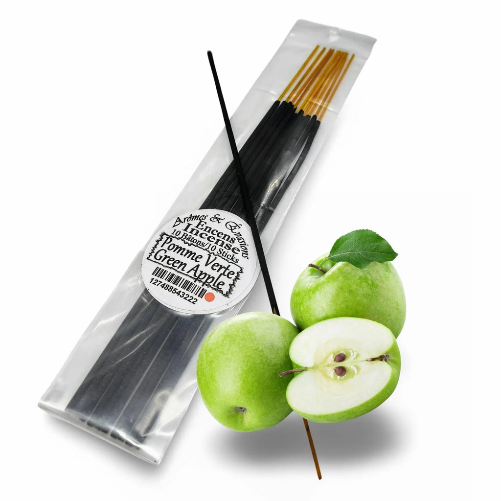 Incense Sticks - Green Apple - Pack of 10 - Modern Hustle Marketplace