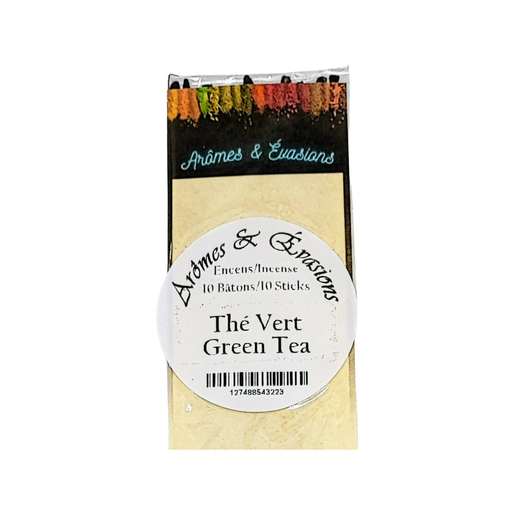 Incense Sticks - Green Tea - Pack of 10 - Modern Hustle Marketplace