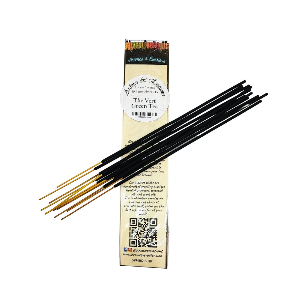 Incense Sticks - Green Tea - Pack of 10 - Modern Hustle Marketplace