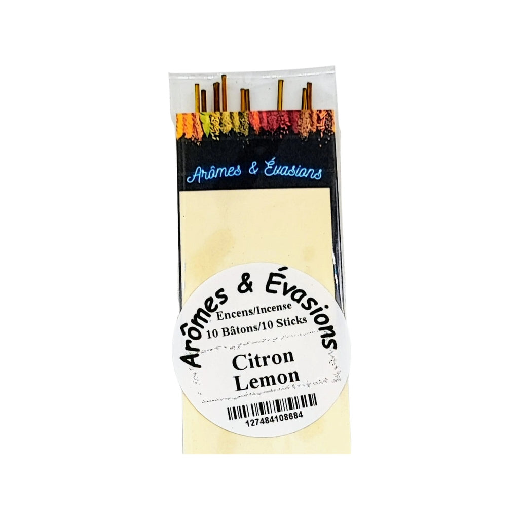Incense Sticks - Lemon - Pack of 10 - Modern Hustle Marketplace