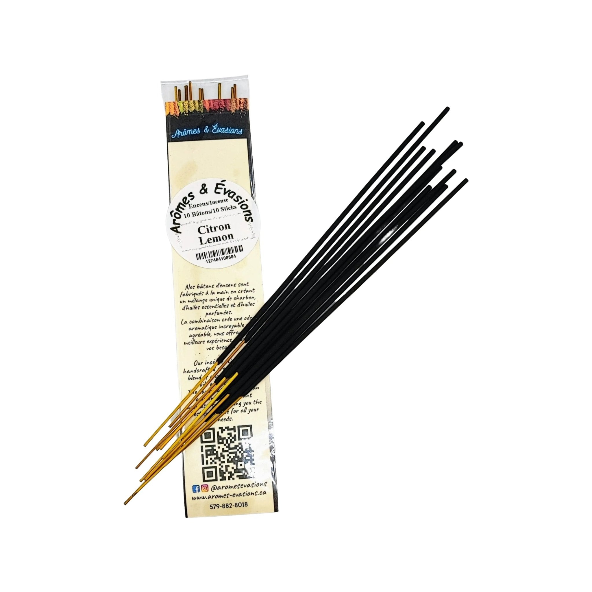 Incense Sticks - Lemon - Pack of 10 - Modern Hustle Marketplace