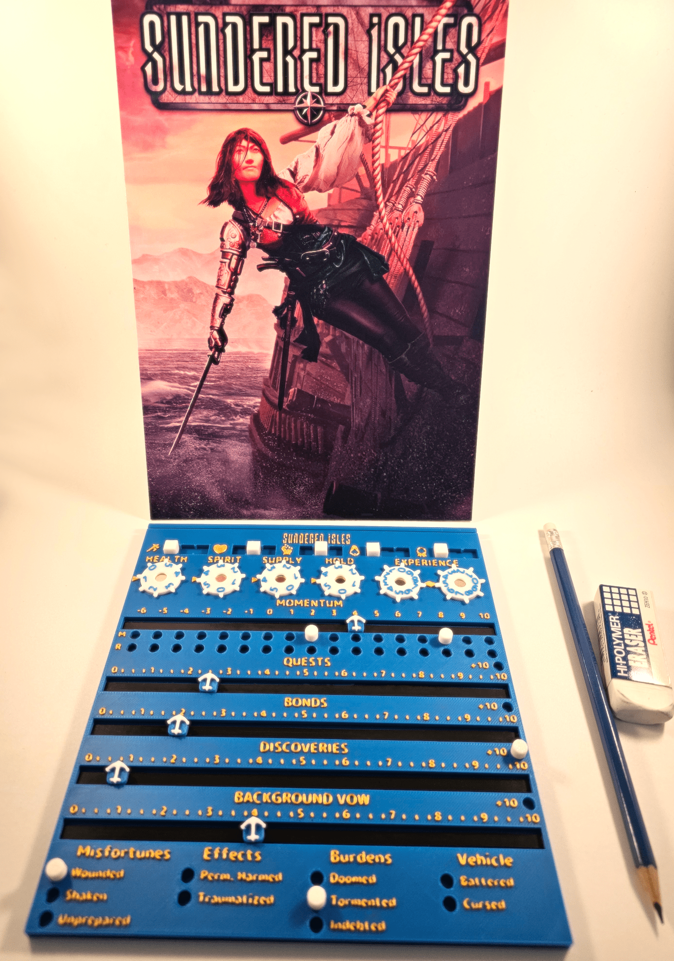 IronSworn - Sundered Isle Player Dashboard Deluxe - Modern Hustle Marketplace