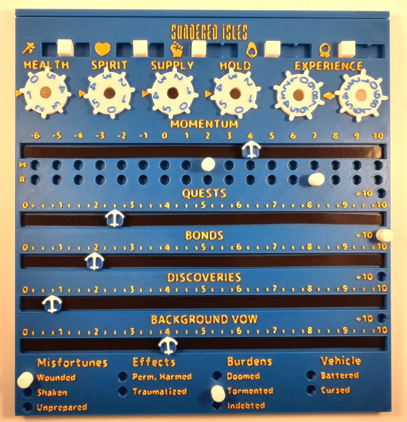 IronSworn - Sundered Isle Player Dashboard Deluxe - Modern Hustle Marketplace