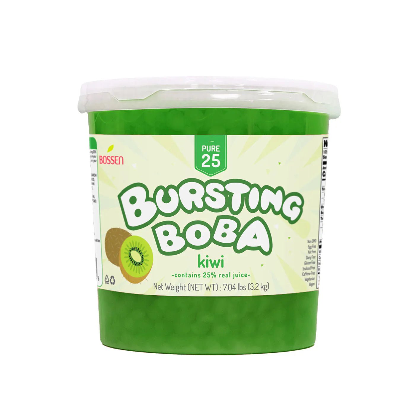 Kiwi Bursting Boba Pure25 - Popping Boba - Bossen - Canada - Modern Hustle Marketplace