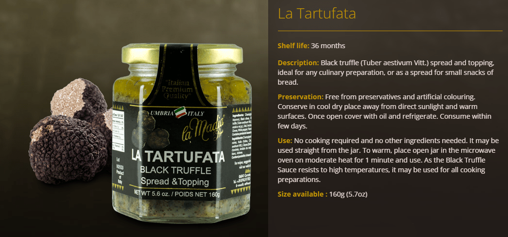 La Madia Regale Black Truffle Tartufata - Modern Hustle Marketplace