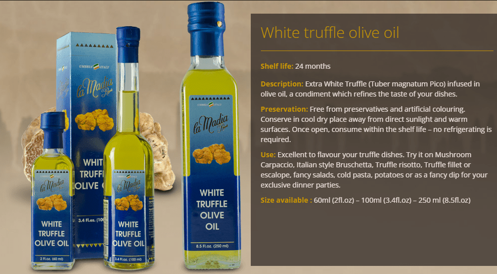 La Madia Regale White Truffle Oil, 60ml - Modern Hustle Marketplace