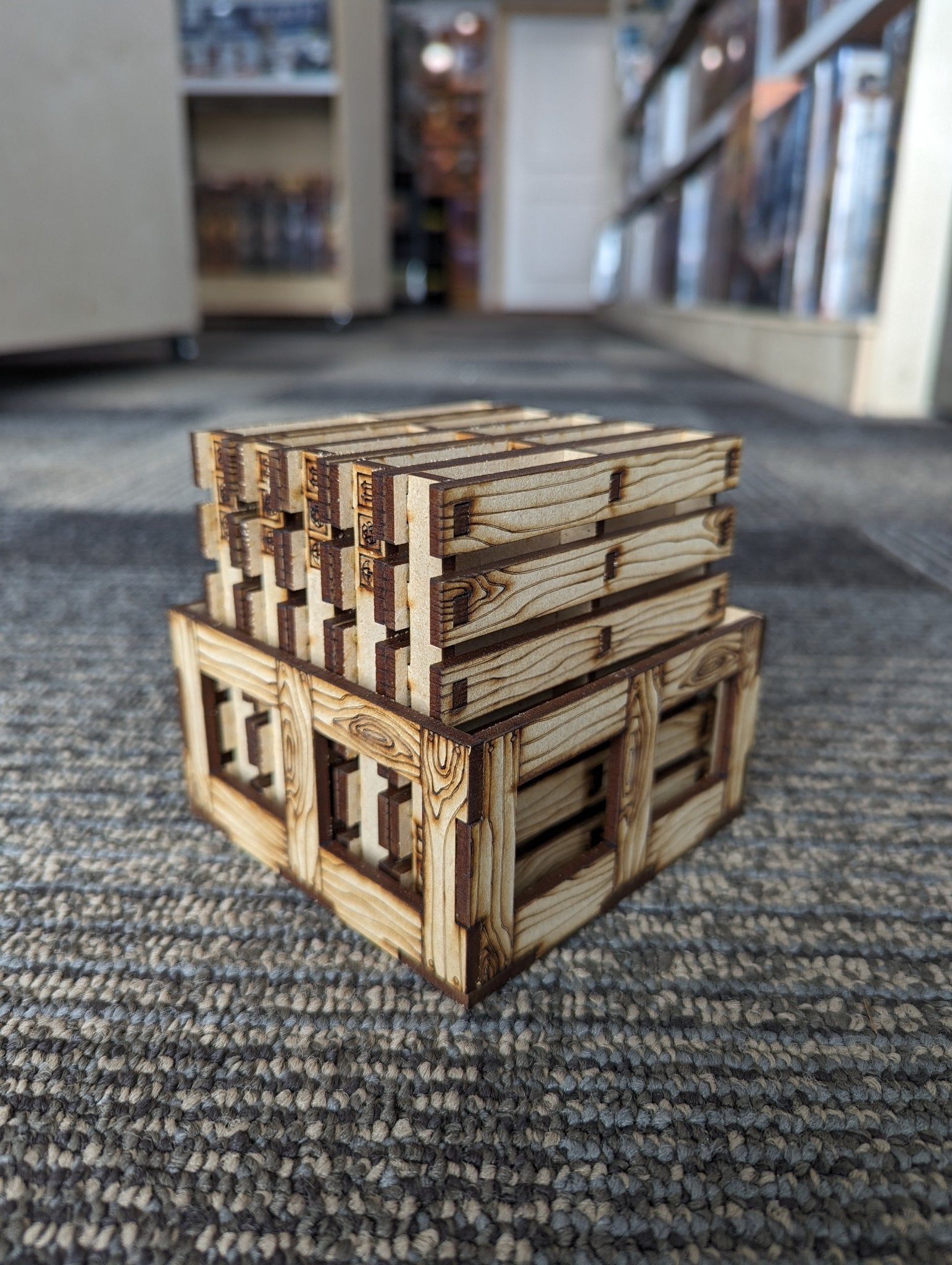 Laser Cut Pallet Coaster Set - Modern Hustle Marketplace