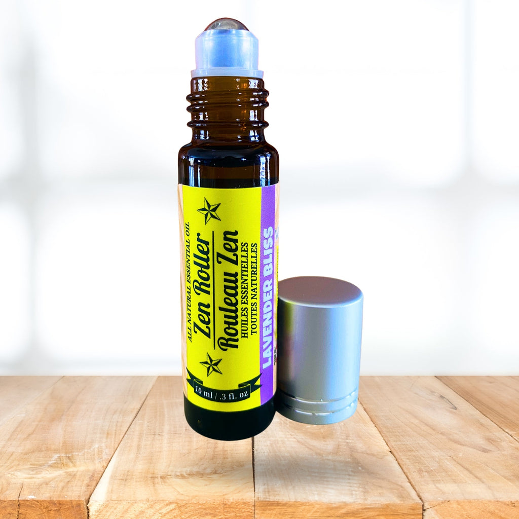 Lavender Bliss Essential Oil Roll - On (10ml) – Soothing Lavender Aromatherapy Blend for Relaxation & Stress Relief - Modern Hustle Marketplace