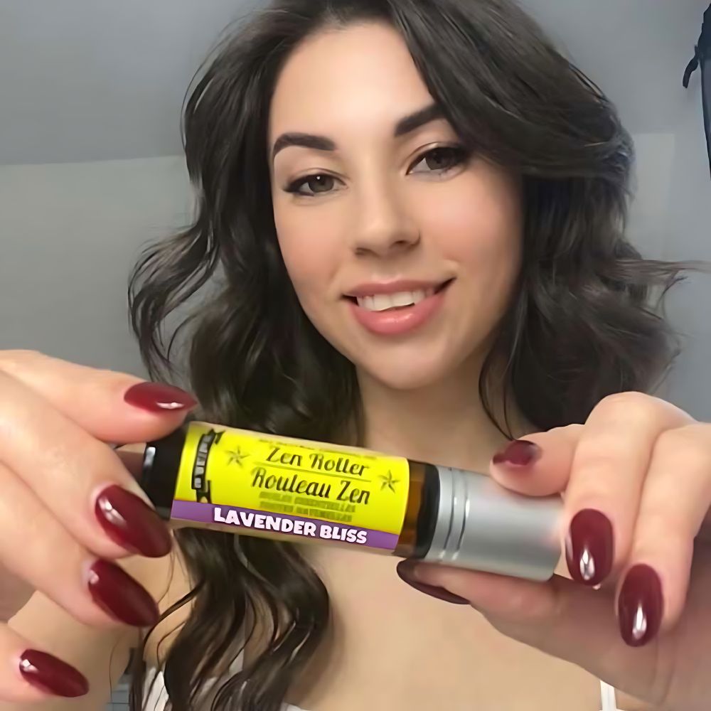 Lavender Bliss Essential Oil Roll - On (10ml) – Soothing Lavender Aromatherapy Blend for Relaxation & Stress Relief - Modern Hustle Marketplace