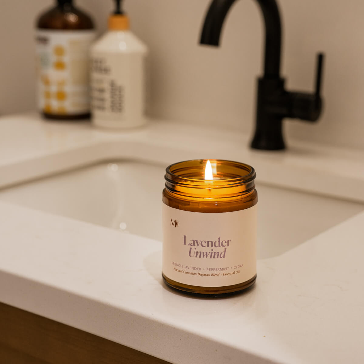 Lavender Unwind Candle - Modern Hustle Marketplace