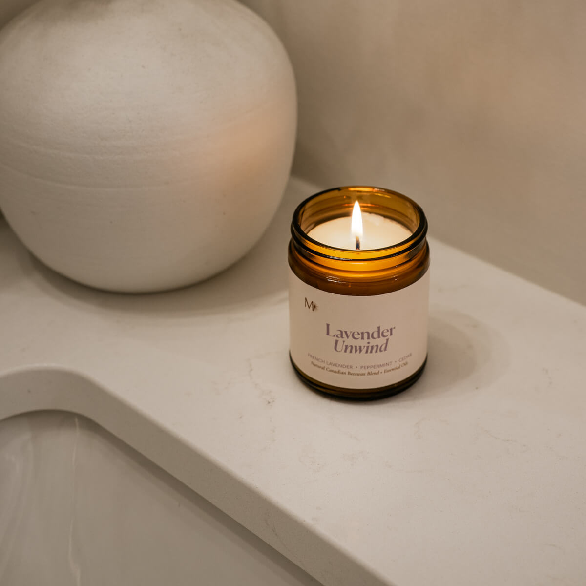 Lavender Unwind Candle - Modern Hustle Marketplace