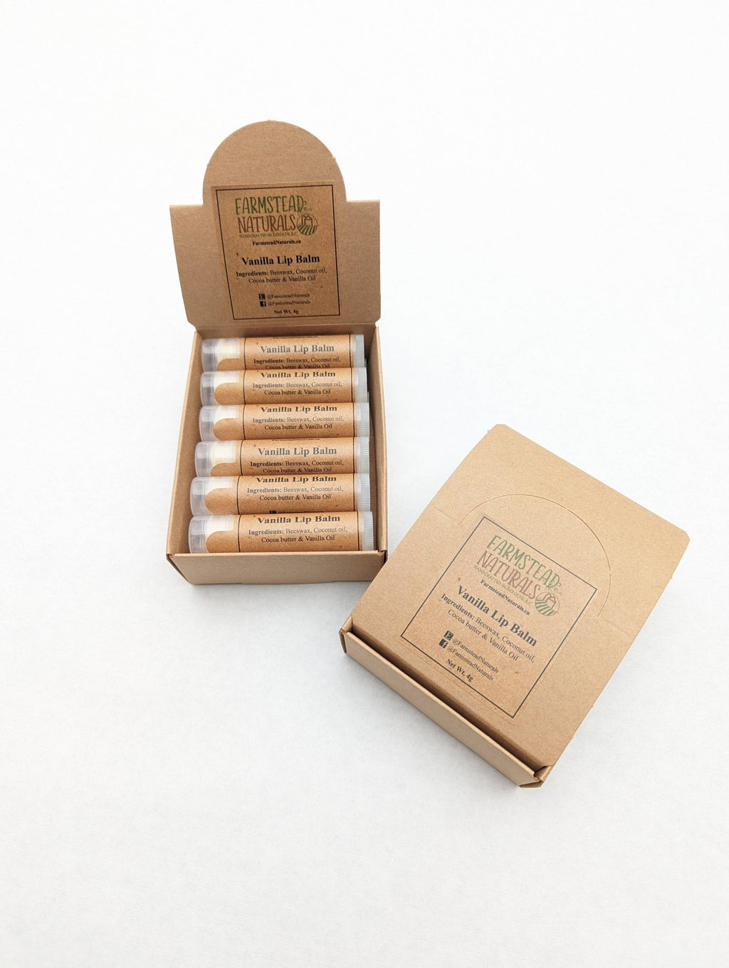 Lip Balm - Bulk - Farmstead Naturals: Vanilla - Modern Hustle Marketplace