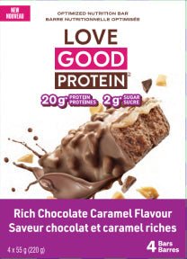 Love Good Foods - Chocolate Caramel Protein Bar (4pk) - Modern Hustle Marketplace