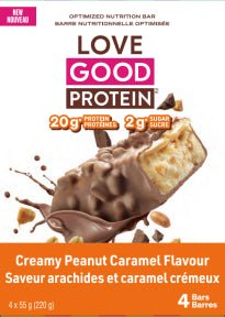 Love Good Foods - Peanut Caramel Protein Bar (4pk) - Modern Hustle Marketplace