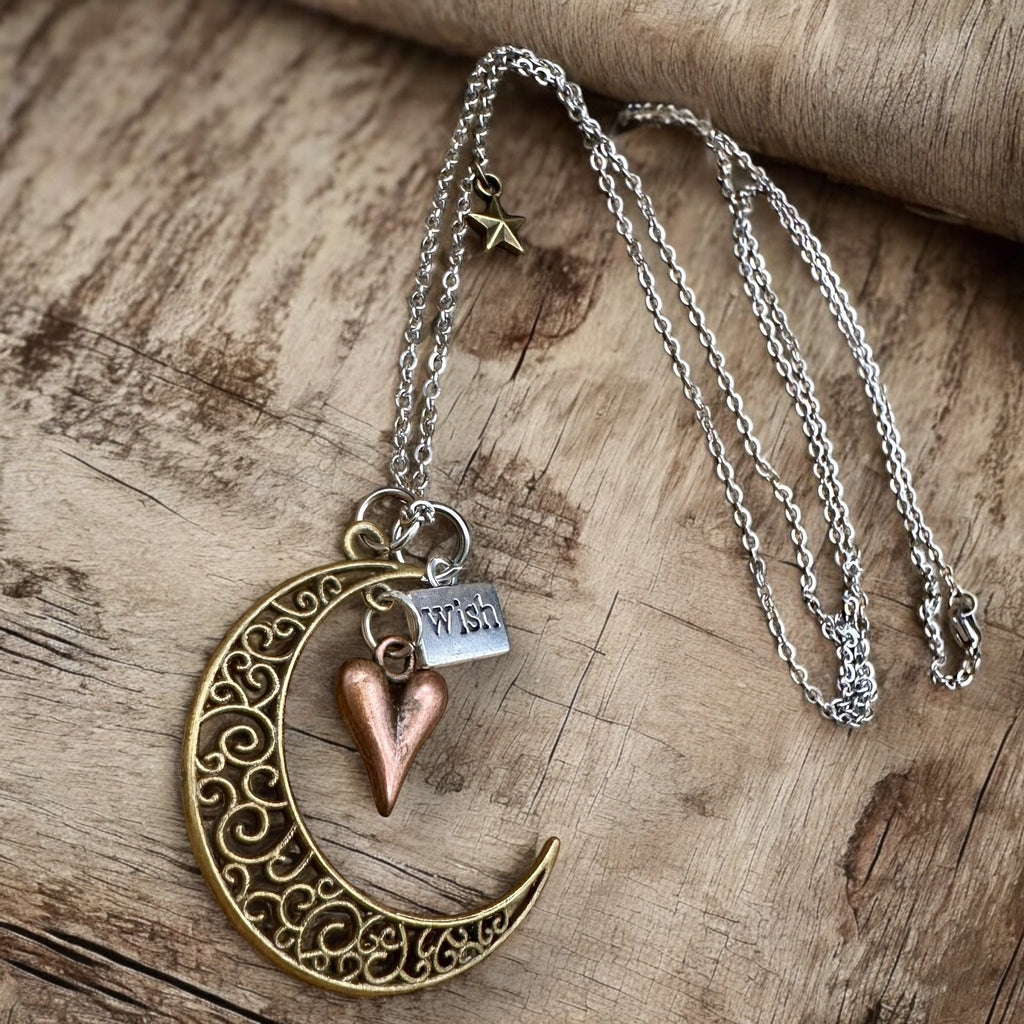 Love you to the Moon Necklace - Modern Hustle Marketplace