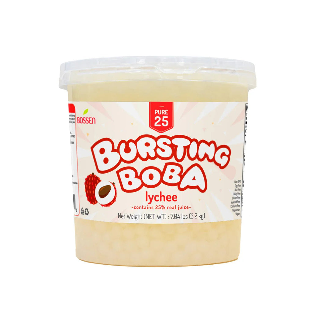 Lychee Bursting Boba Pure25 - Popping Boba - Bossen - Canada - Modern Hustle Marketplace
