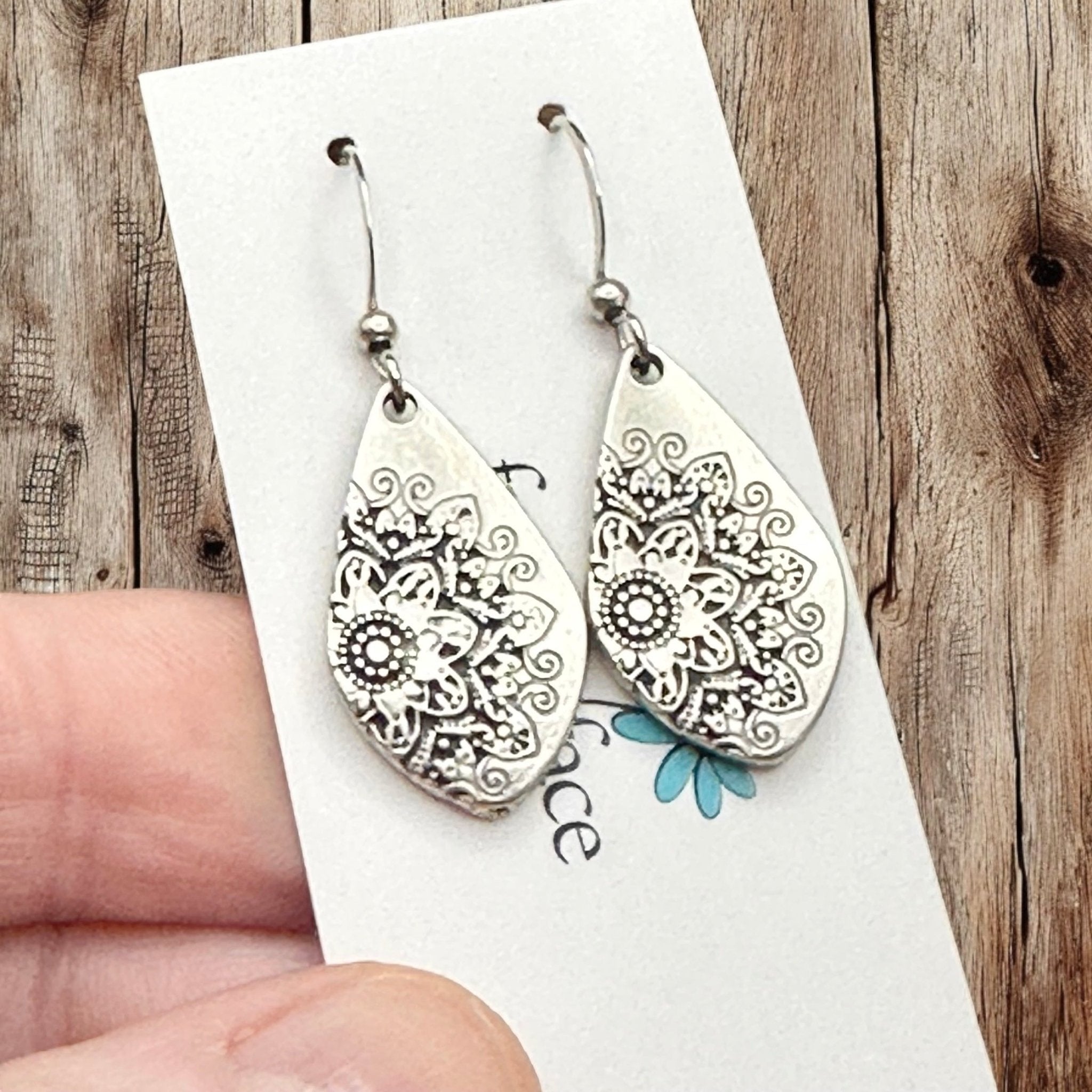 Mandala Hook Earrings - Modern Hustle Marketplace