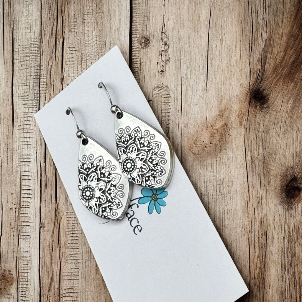 Mandala Hook Earrings - Modern Hustle Marketplace