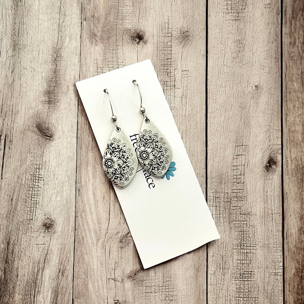 Mandala Hook Earrings - Modern Hustle Marketplace
