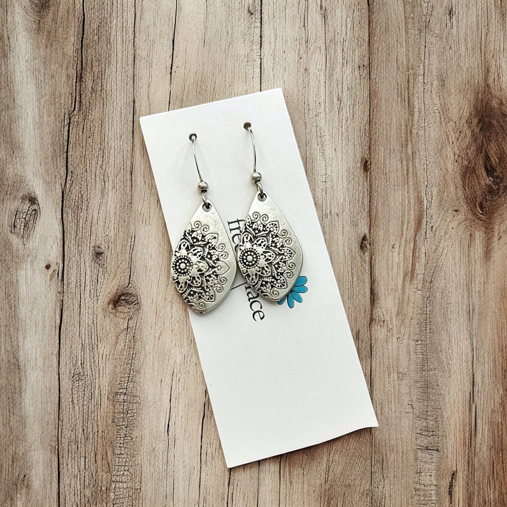 Mandala Hook Earrings - Modern Hustle Marketplace
