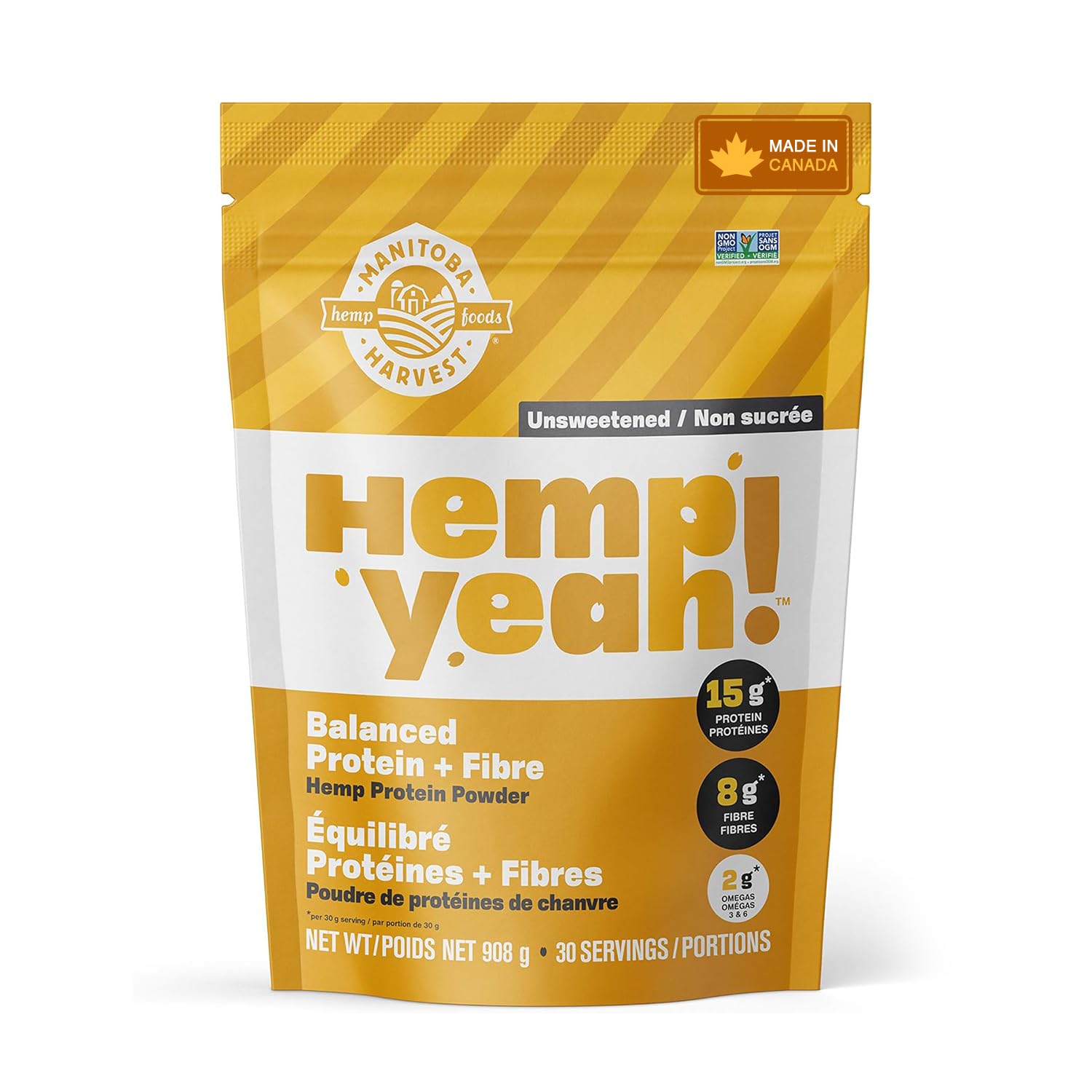 Manitoba Harvest - Hemp Yeah! Balanced Protein + Fibre (454g) - Modern Hustle Marketplace