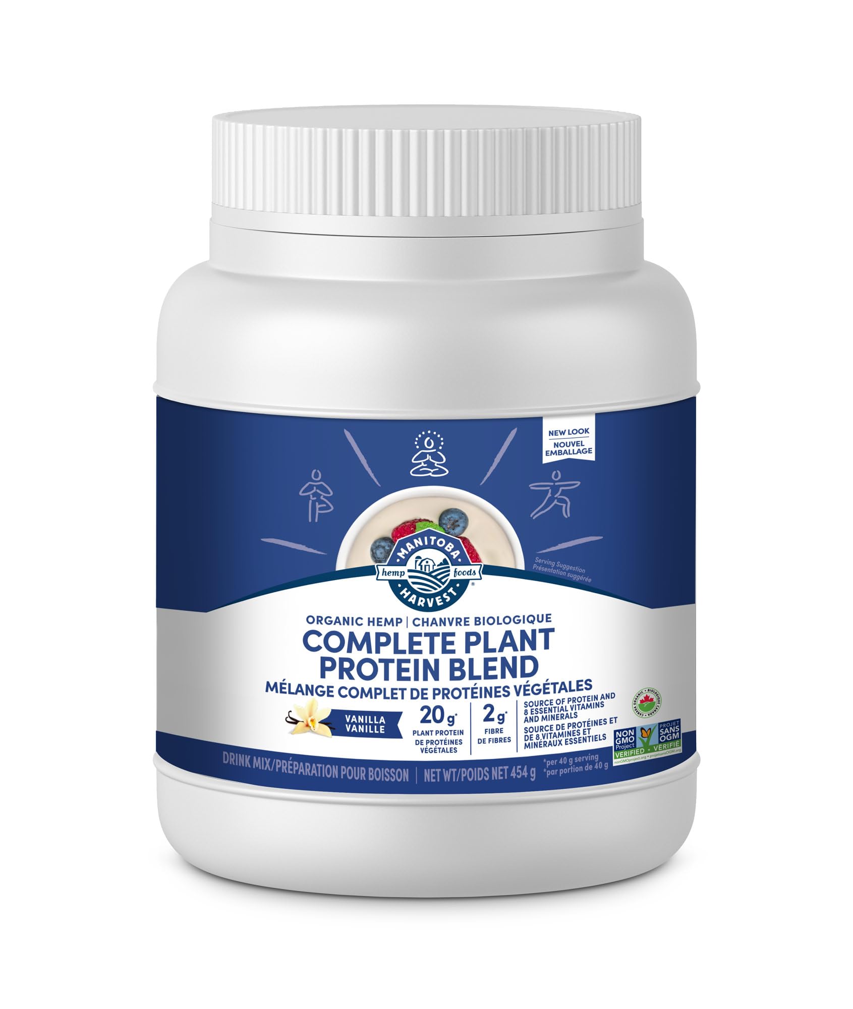 Manitoba Harvest - Plant Protein Blend - Vanilla (454g) - Modern Hustle Marketplace