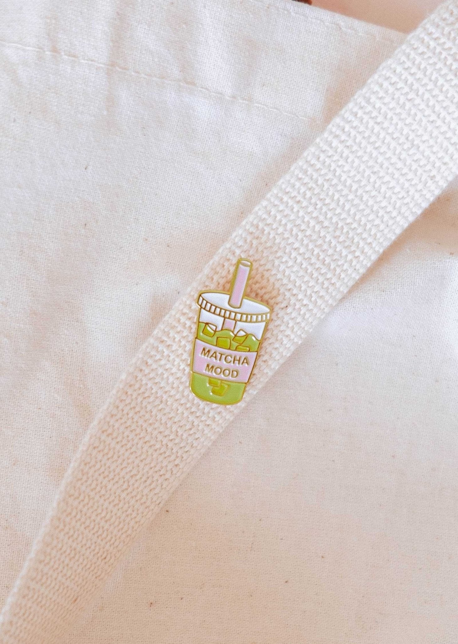 Matcha Mood Enamel Pin - Modern Hustle Marketplace