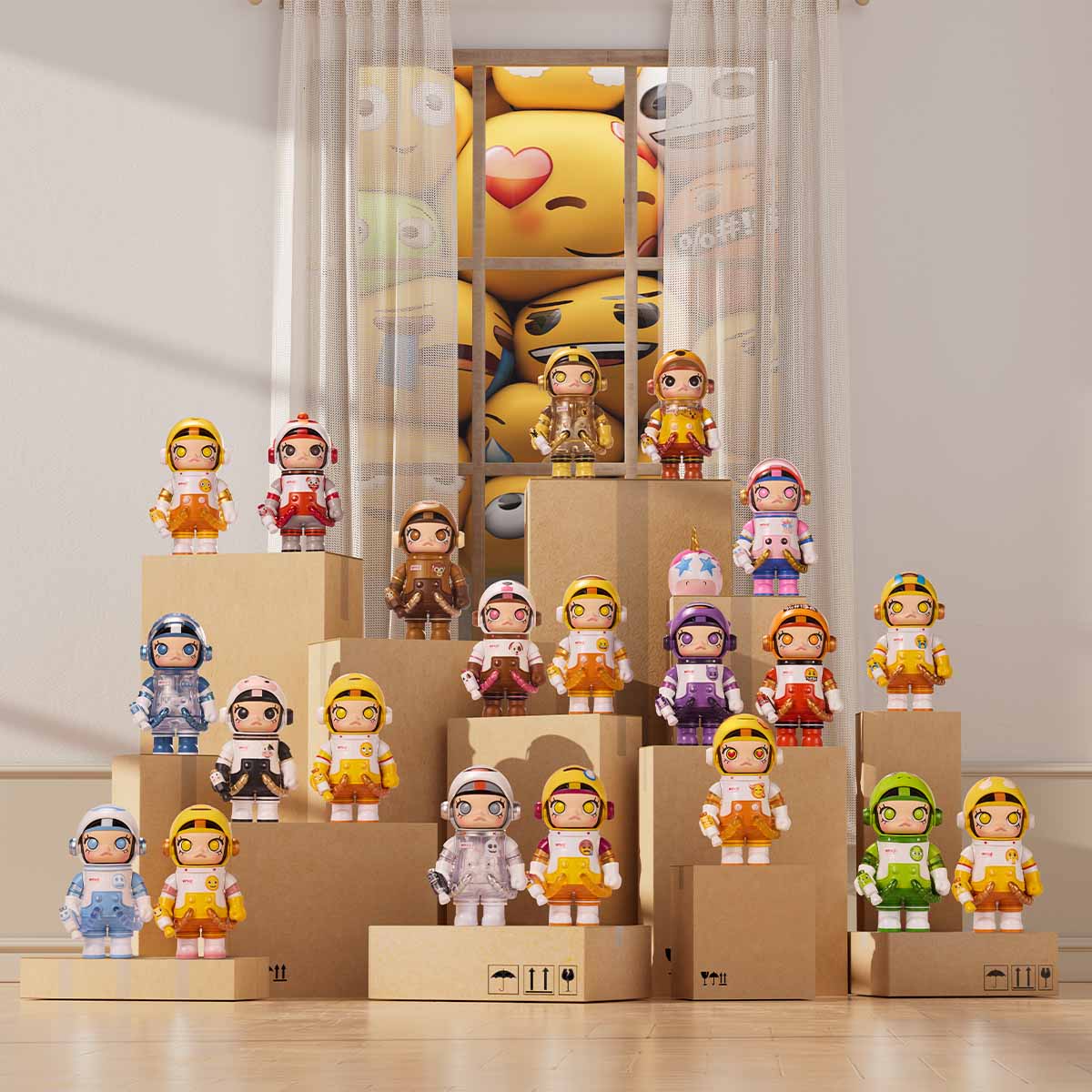 MEGA SPACE MOLLY 100% × emoji™ Series - Modern Hustle Marketplace