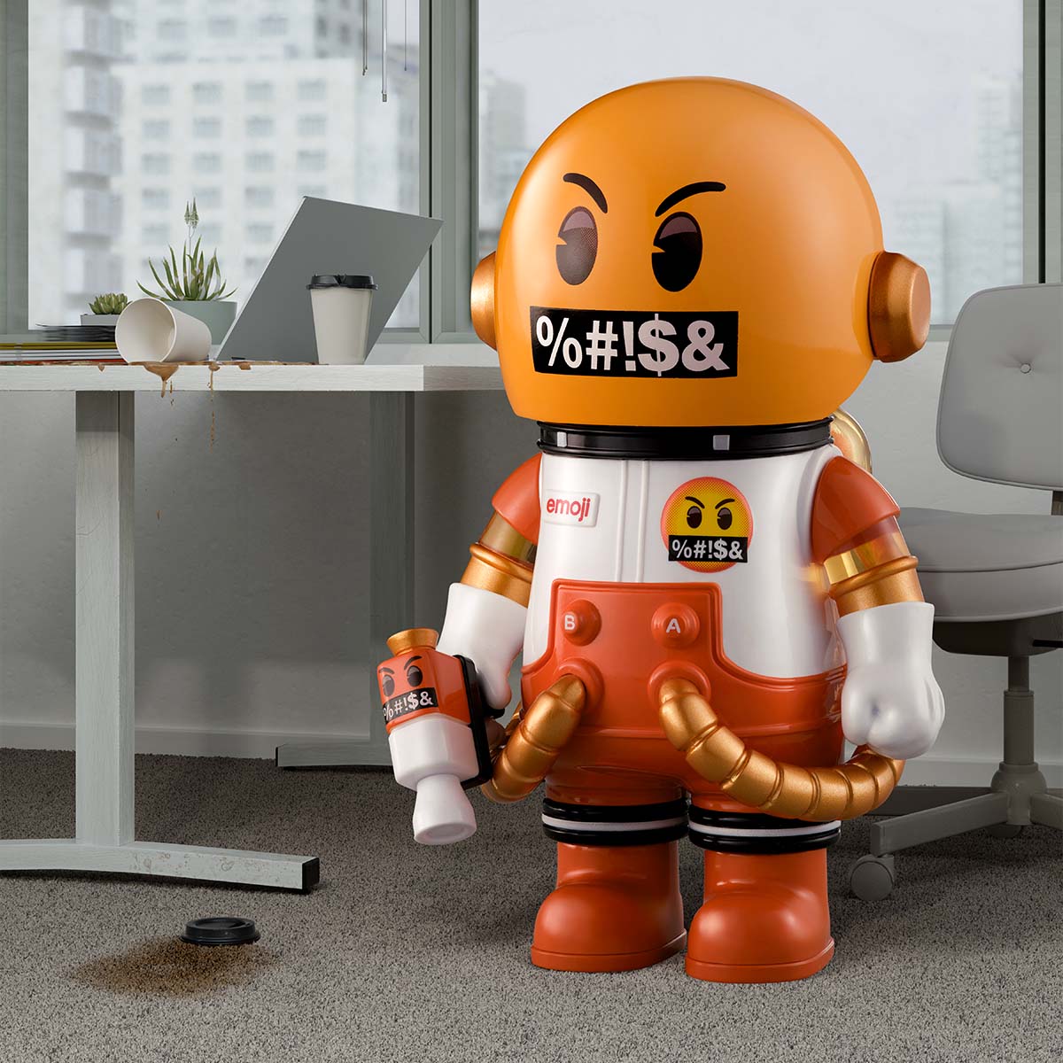 MEGA SPACE MOLLY 100% × emoji™ Series - Modern Hustle Marketplace