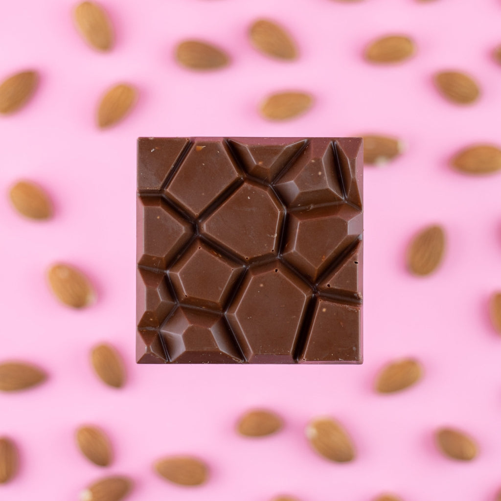 milk chocolate bar with salted almonds - Modern Hustle Marketplace