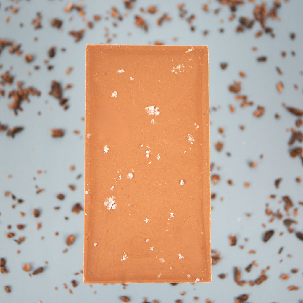 milk chocolate bar with sea salt - Modern Hustle Marketplace