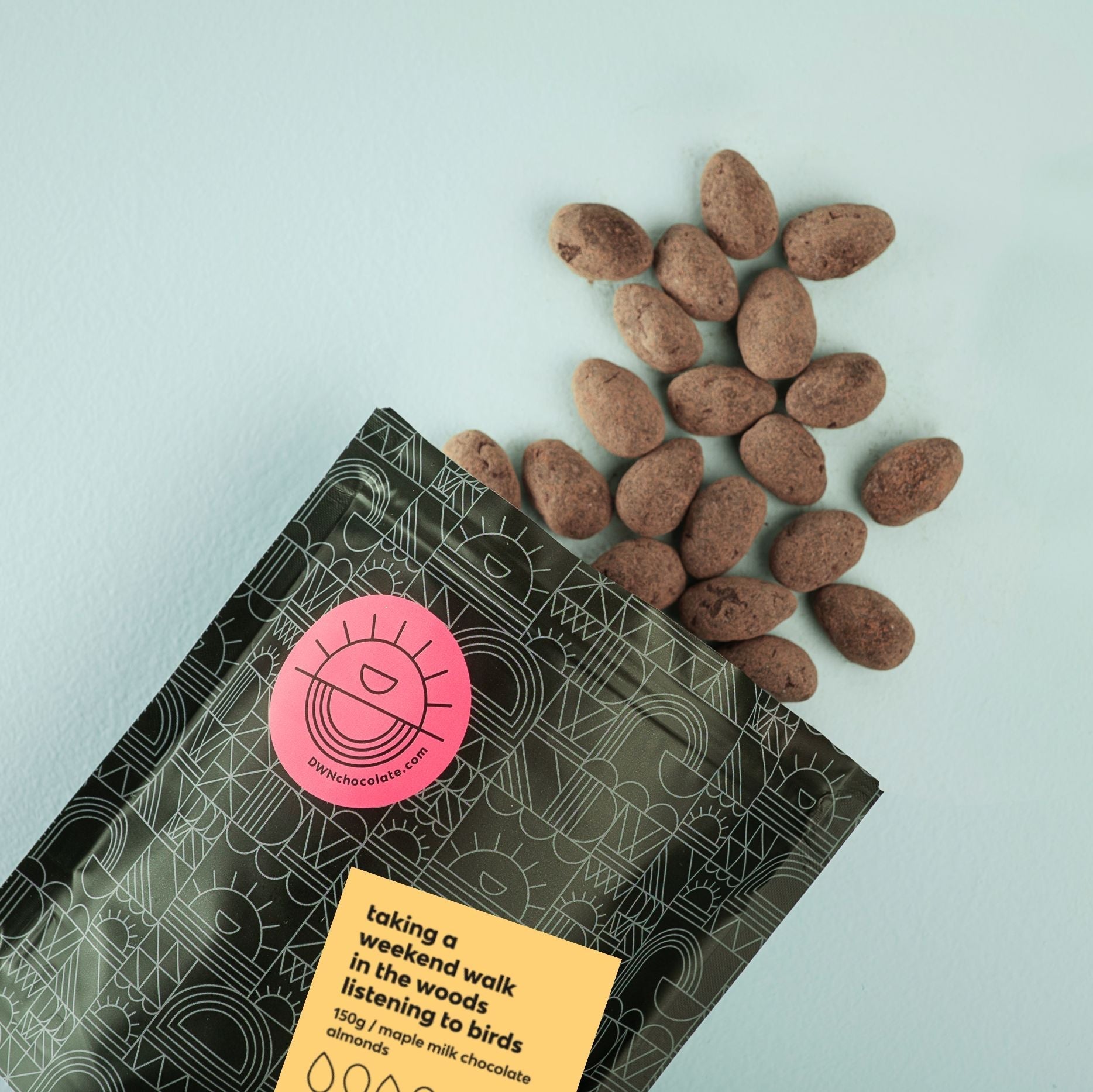 milk chocolate maple almonds - Modern Hustle Marketplace