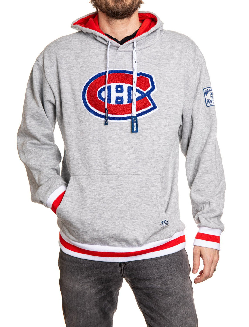 Montreal Canadiens "Muskoka Style" Premium Chenille Woven Logo Hoodie - Modern Hustle Marketplace