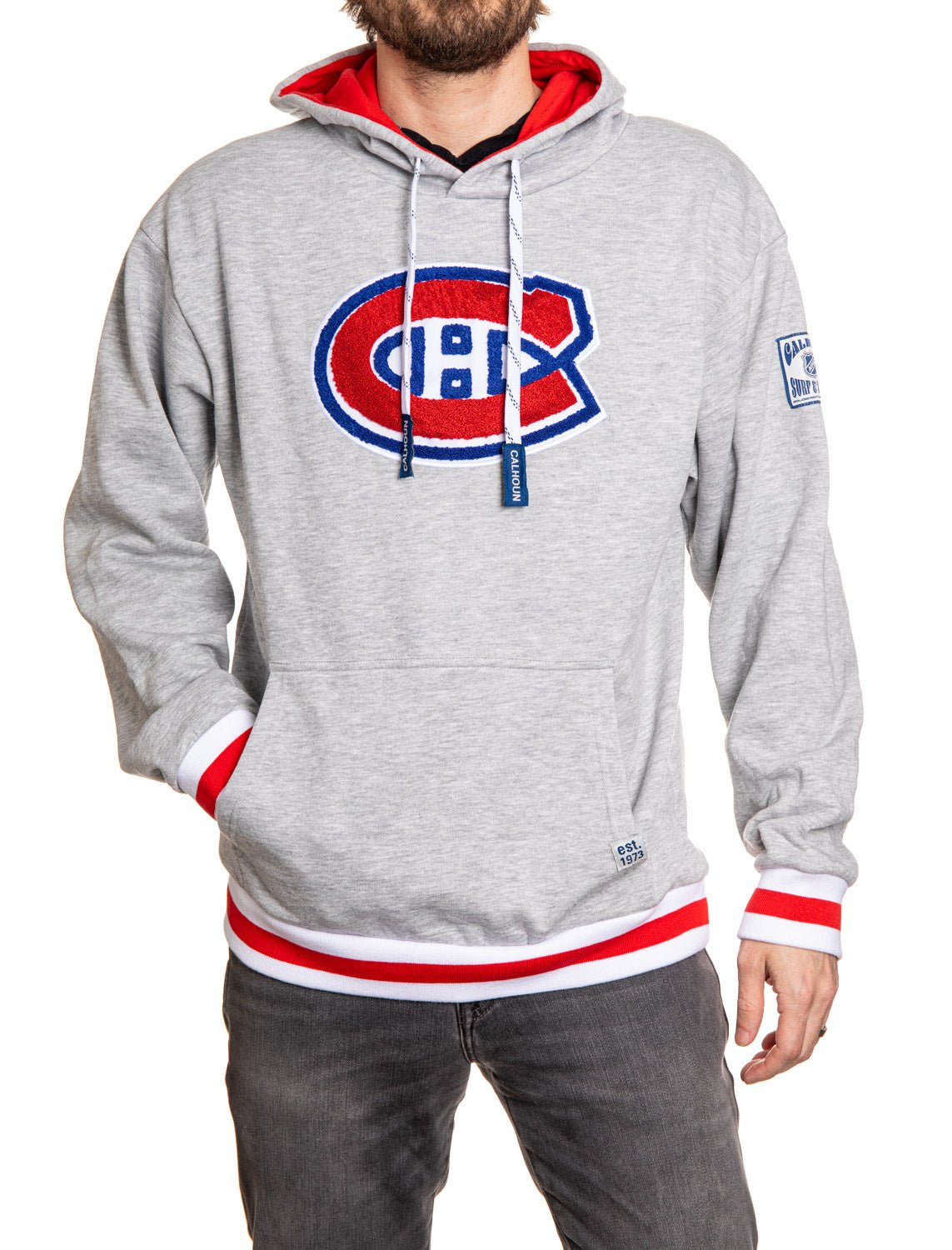 Montreal Canadiens "Muskoka Style" Premium Chenille Woven Logo Hoodie - Modern Hustle Marketplace