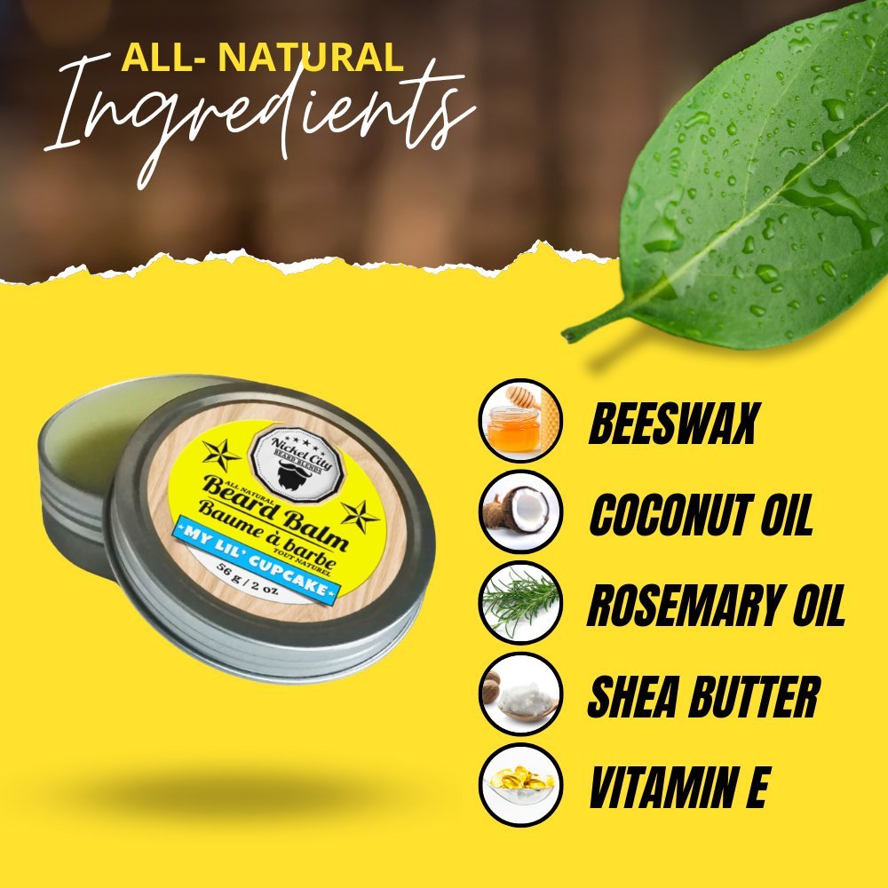 My Lil Cupcake Beard Balm (56g) – Sweet Vanilla Cupcake | Strong Hold & Conditioning Balm - Modern Hustle Marketplace