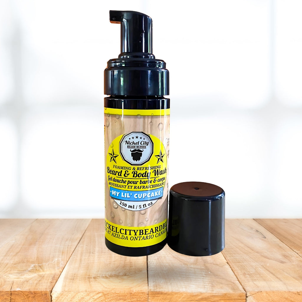 My Lil Cupcake Beard Wash (150ml) – Sweet Vanilla Cupcake Scent | Gentle Beard Shampoo & Cleanser - Modern Hustle Marketplace