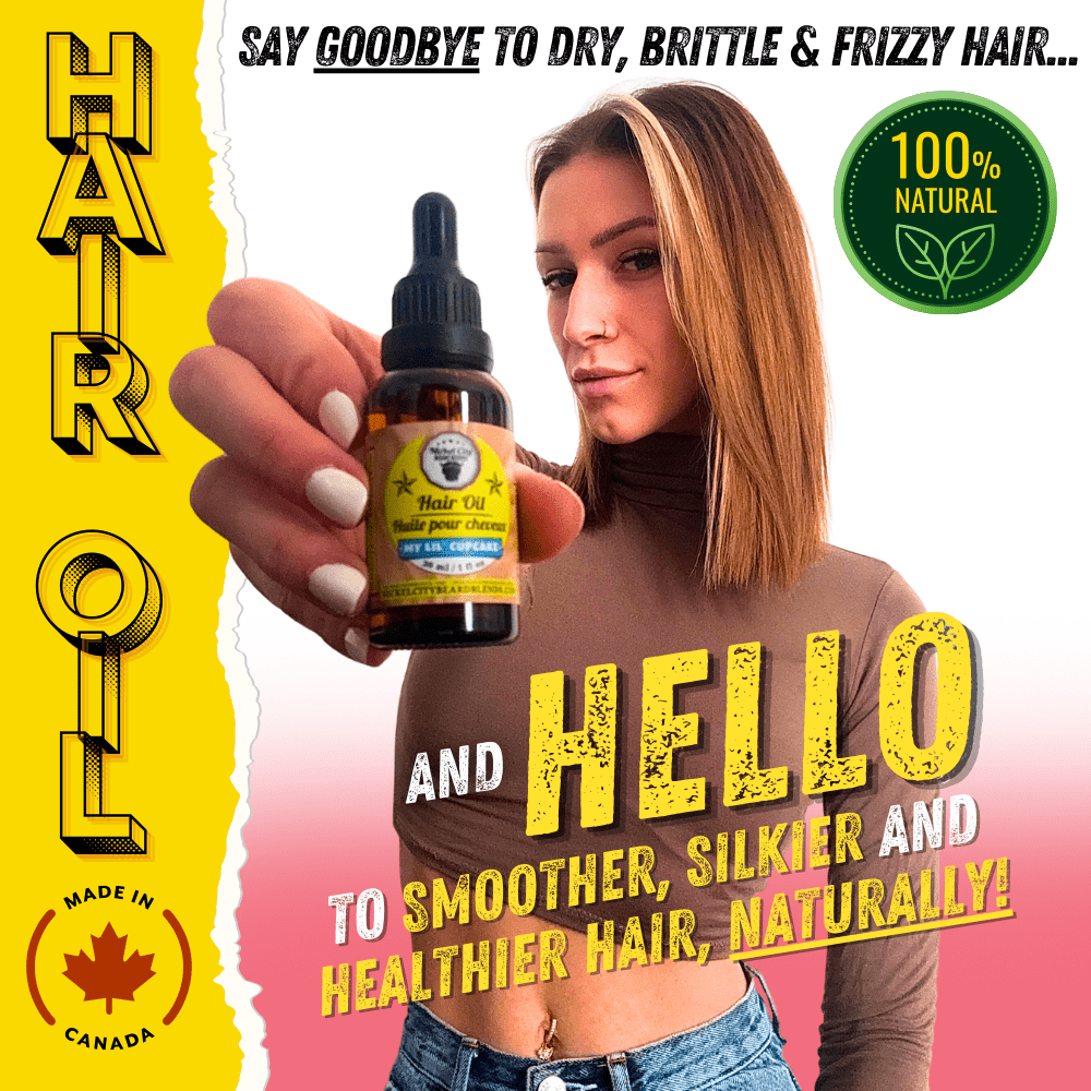 My Lil Cupcake Hair Oil (30ml) – Moisturizing Vanilla Cupcake Scent | Nourishing & Shine - Enhancing Oil - Modern Hustle Marketplace