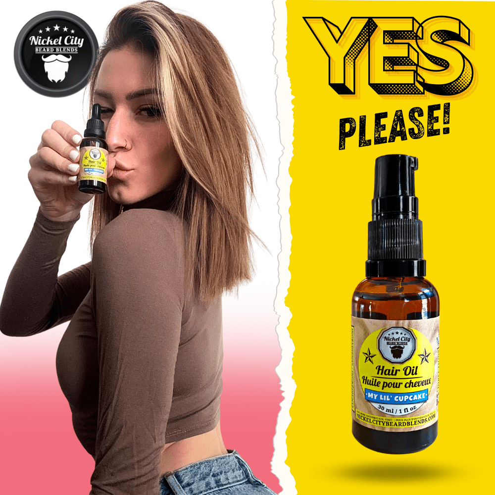 My Lil Cupcake Hair Oil (30ml) – Moisturizing Vanilla Cupcake Scent | Nourishing & Shine - Enhancing Oil - Modern Hustle Marketplace